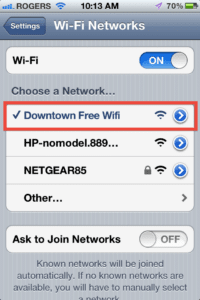 Downtown Free WiFi