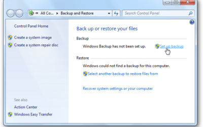 How to Use the Backup and Restore Wizard in Windows 7