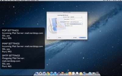 Mac Mail Setting Tutorial