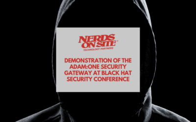Demonstration of the adam:ONE Security Gateway at Black Hat Security Conference